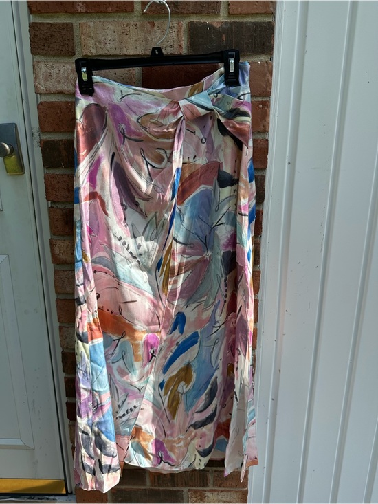 Ted Baker Dresses & Skirts - NWT Woman’s 1 Ted Baker London Kiylie Multicolor Abstract Floral Midi  Skirt
